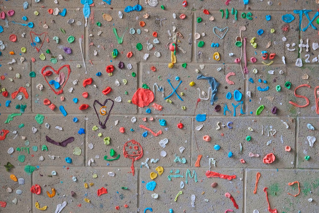 Johny Vino abstract photograph of a colorful climbing wall pattern
