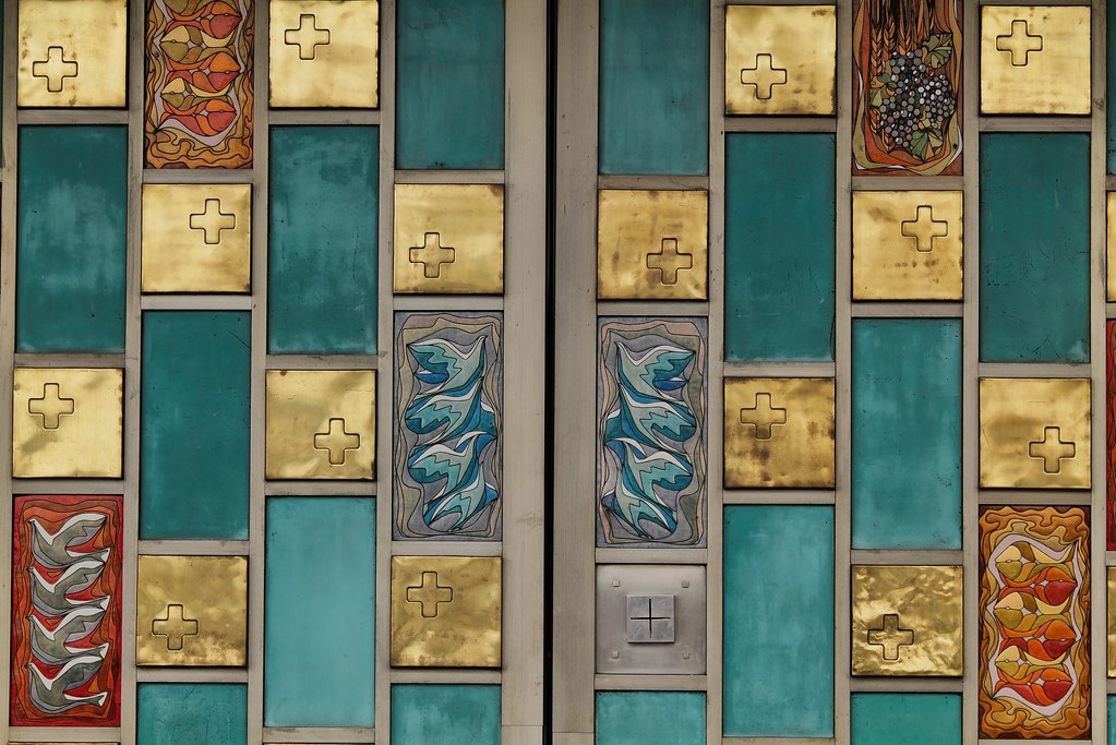 Johny Vino abstract photograph of decorative tile wall patterns