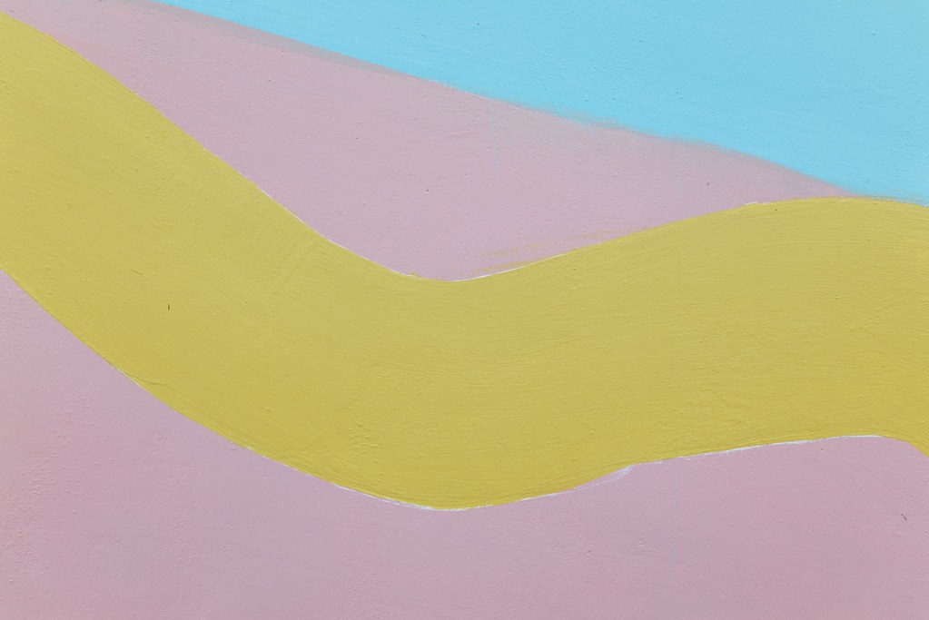 Johny Vino abstract photograph of a pastel color field wall