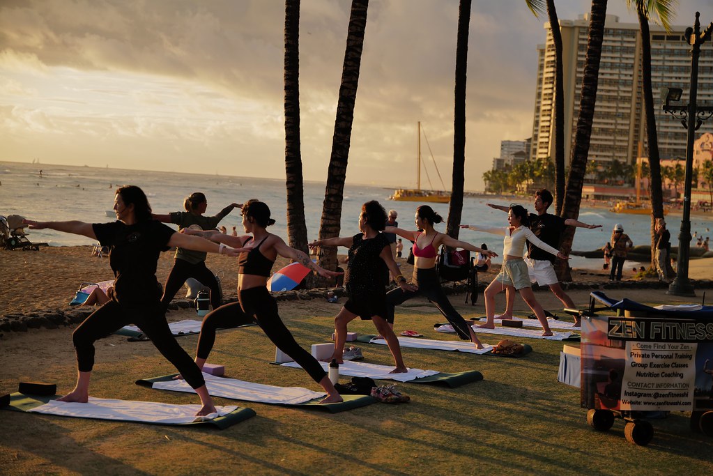 Johny Vino action photograph of a waterfront boxing workout