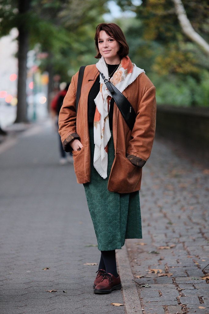Johny Vino portrait photograph of autumn street style