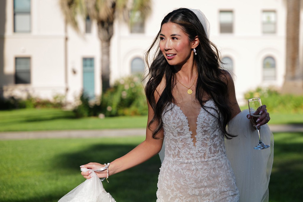 Johny Vino wedding portrait photograph of a bride in a white dress