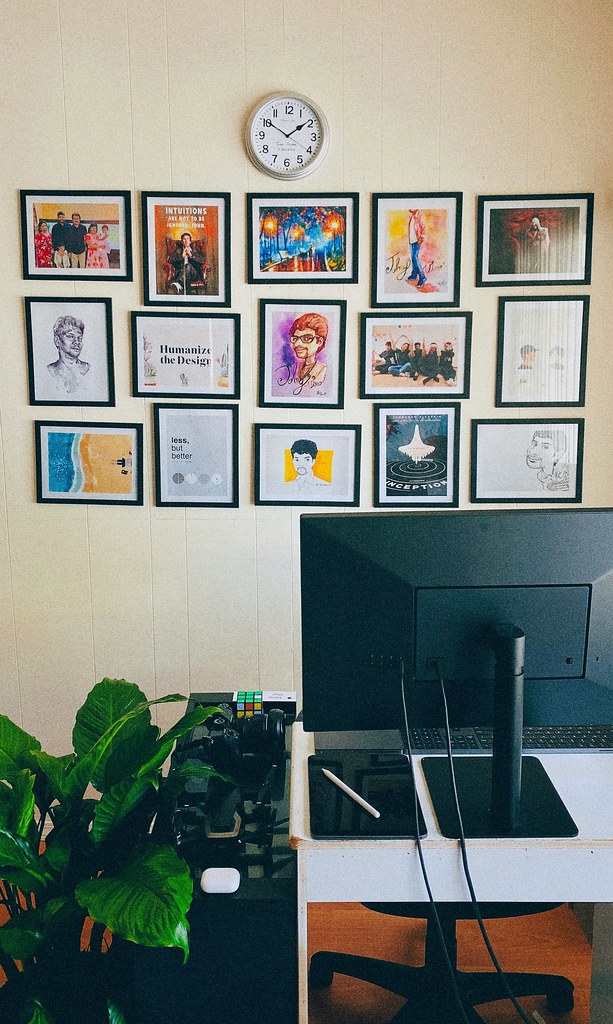Johny Vino still life photograph of a gallery wall interior